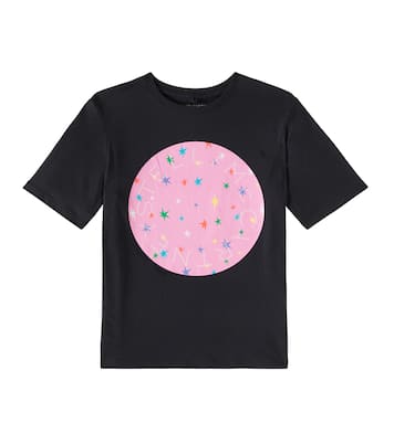 Logo printed cotton jersey T-shirt | Stella McCartney Kids