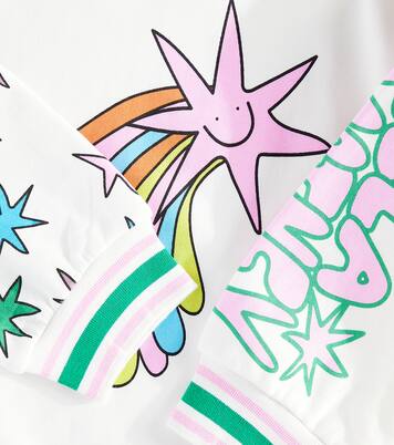 Printed cotton jersey sweatshirt | Stella McCartney Kids