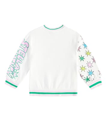 Printed cotton jersey sweatshirt | Stella McCartney Kids