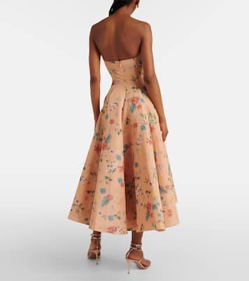 Robe midi Rousseau à fleurs | Markarian