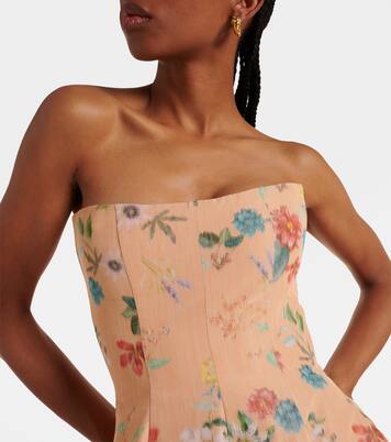 Robe midi Rousseau à fleurs | Markarian