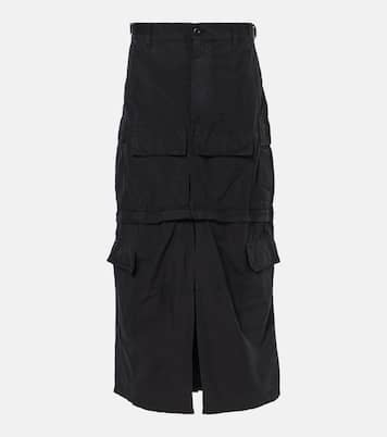 Cotton-blend ripstop cargo skirt | Balenciaga