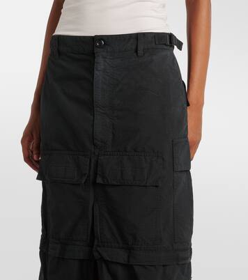 Cotton-blend ripstop cargo skirt | Balenciaga