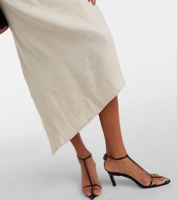 Abito midi Affogato in lino | SIR