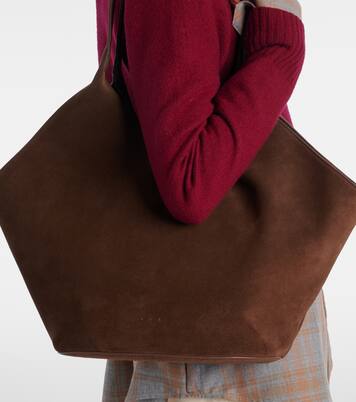 Phantom Large suede tote bag | Aesther Ekme
