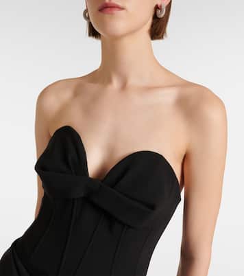 فستان بوستيه من الصوف المخلوط بقصّة داربيه | Magda Butrym