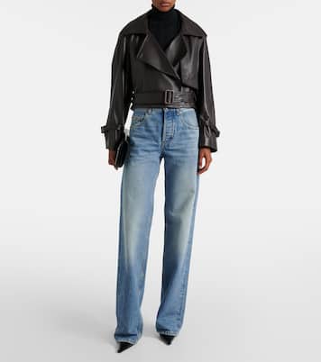 Bikerjacke Hatti aus Leder | Nour Hammour