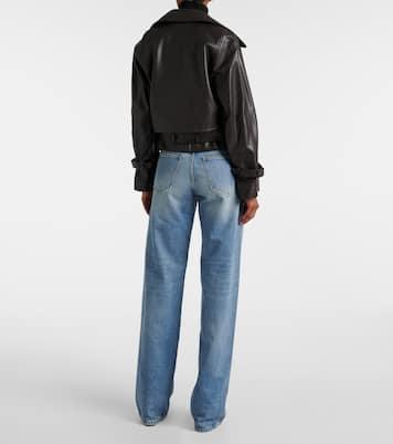 Bikerjacke Hatti aus Leder | Nour Hammour