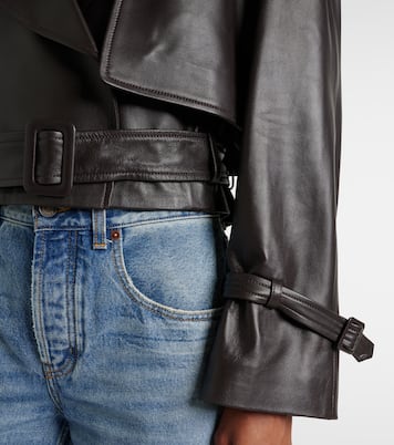 Bikerjacke Hatti aus Leder | Nour Hammour