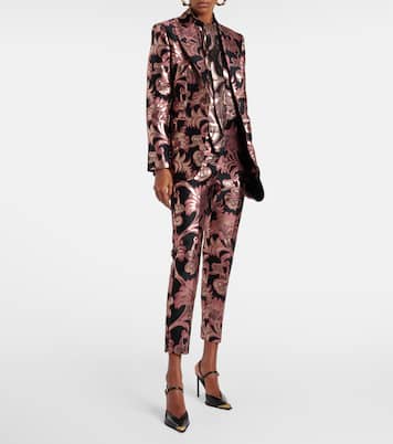 Floral jacquard suit pants | Etro