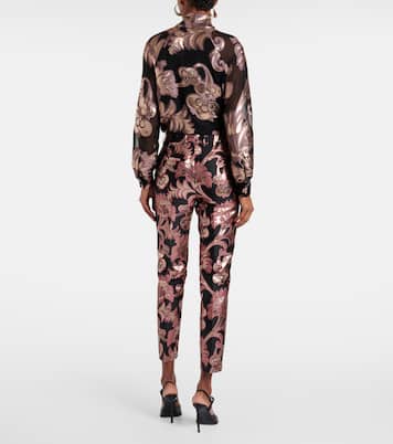 Floral jacquard suit pants | Etro
