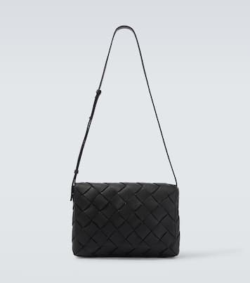 Diago Large Intreccio leather messenger bag | Bottega Veneta