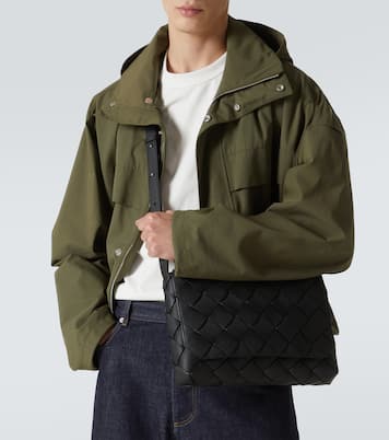 Diago Large Intreccio leather messenger bag | Bottega Veneta