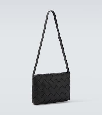 Diago Large Intreccio leather messenger bag | Bottega Veneta