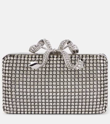 Clutch Bow Small mit Kristallen | Self-Portrait