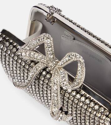 Clutch Bow Small mit Kristallen | Self-Portrait