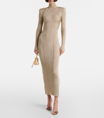 Robe longue en lamé | Self-Portrait