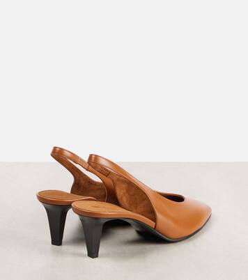 Rebecca leather slingback pumps | Loro Piana