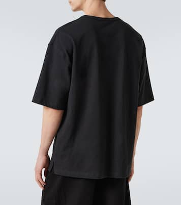 T-shirt in jersey di cotone e lino | Lemaire