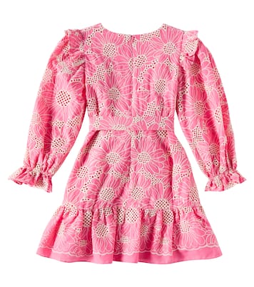 Embroidered cotton voile dress | Patachou