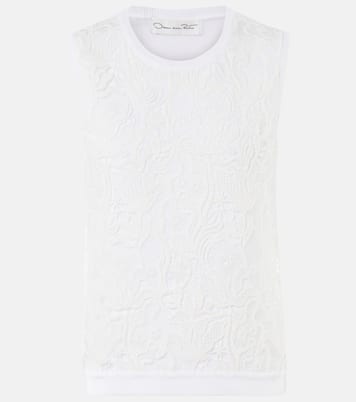 Top mit Guipure-Spitze | Oscar de la Renta