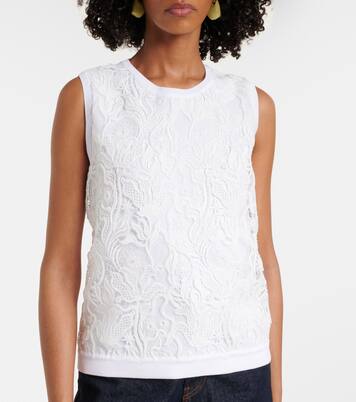 Top mit Guipure-Spitze | Oscar de la Renta