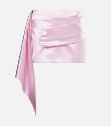 Minirock aus Duchesse Satin | Alex Perry