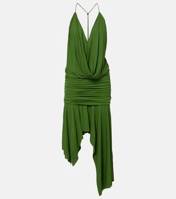 فستان ميدي من الجيرسيه بقصّة غير متماثلة  | Acne Studios