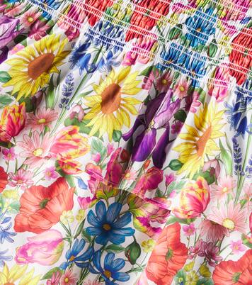 Falda de algodón floral a capas | Tartine et Chocolat