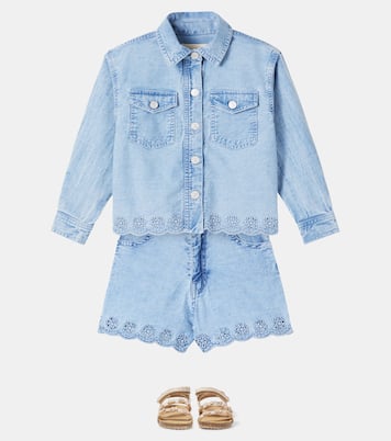 Niobe embroidered denim jacket | The New Society