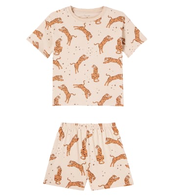 Ensemble t-shirt et short Lin en coton | Konges Sløjd