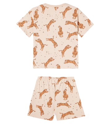 Ensemble t-shirt et short Lin en coton | Konges Sløjd