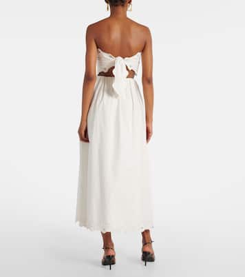 Antoinette 엠브로이더리 코튼 맥시 스커트 | Posse