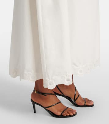 Antoinette 엠브로이더리 코튼 맥시 스커트 | Posse