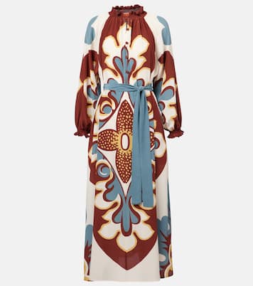 Abito midi Cerere in seta crêpe de chine | La DoubleJ