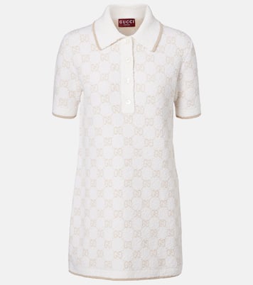 Polokleid GG aus einem Wollgemisch | Gucci