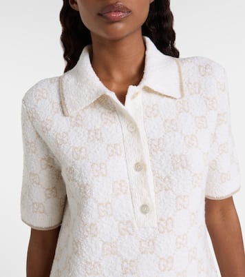 Polokleid GG aus einem Wollgemisch | Gucci