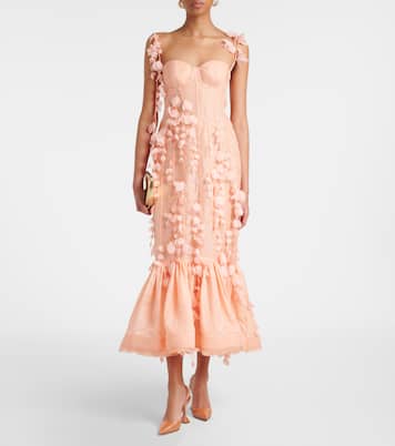 Holli Sling 95 patent leather pumps | Amina Muaddi