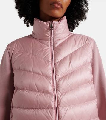 Down-paneled virgin wool cardigan | Moncler