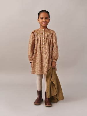 Abito Jadwiga in cotone con stampa | Bonpoint