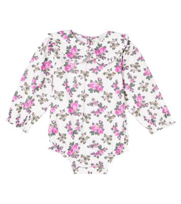 Baby Elyse floral cotton fleece bodysuit | The New Society