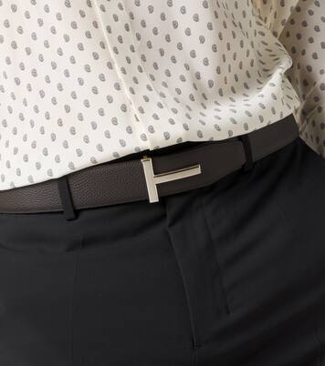 Cinturón T Icon de piel reversible | Tom Ford