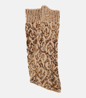 Wool-blend fingerless gloves | Dries Van Noten