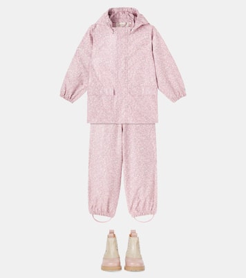 Charlo floral technical overalls  | Wheat