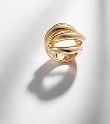 Ring Abstract Line, 10kt vergoldet | Jennifer Fisher