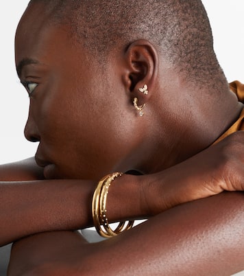 Orecchini Melrose in oro 18kt con diamanti | Anita Ko