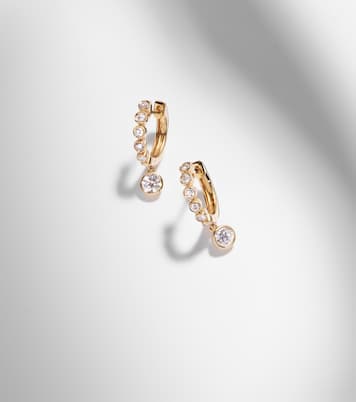 Orecchini Melrose in oro 18kt con diamanti | Anita Ko