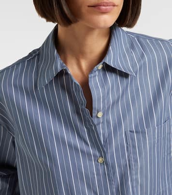Yoshi striped cotton-blend twill shirt | Leset