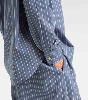 Yoshi striped cotton-blend twill shirt | Leset