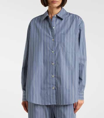 Yoshi striped cotton-blend twill shirt | Leset